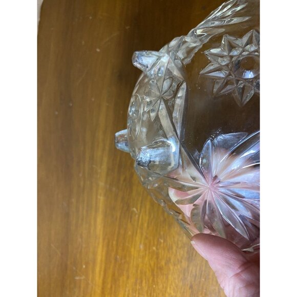 Vintage Anchor Hocking 3 Footed Candy Dish 6.5” Early American Prescut - Picture 6 of 8
